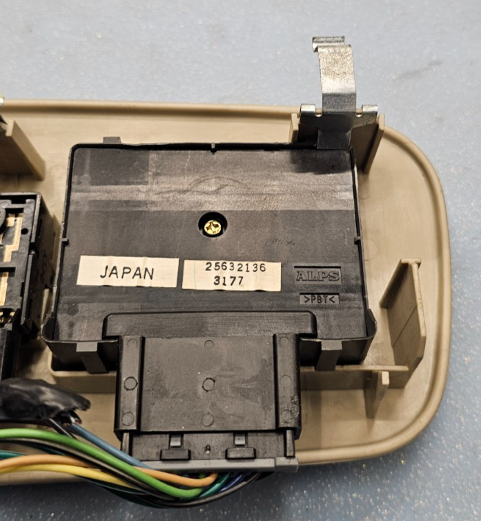 🔥97-99 Cadillac Deville Front RIGHT PASSENGER Seat Control Switch TAN OEM