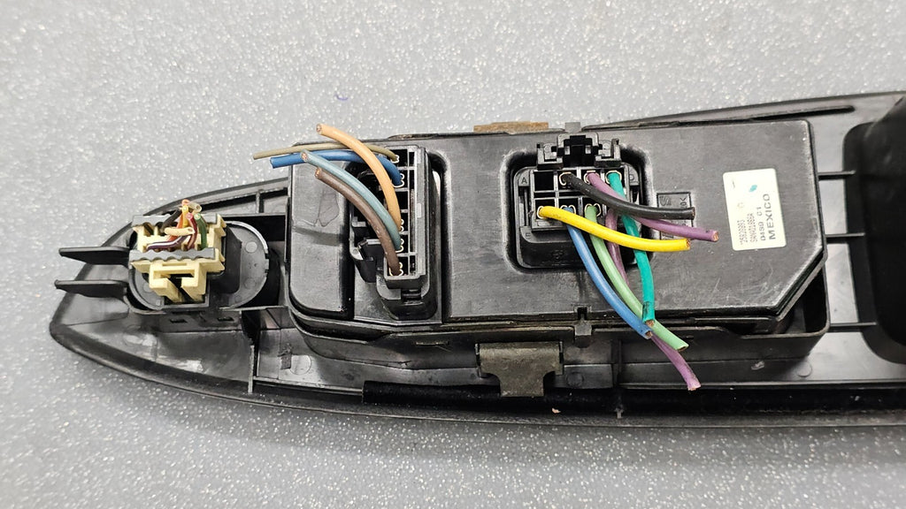 🔥09-16 CHEVY IMPALA LEFT DRIVER MASTER POWER DOOR WINDOW SWITCH BEZEL BLACK
