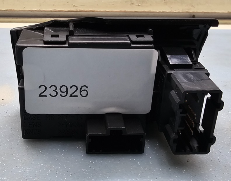 🔥98-02 Honda Accord Center Dash Clock Hazard Switch Board Digital Button Black
