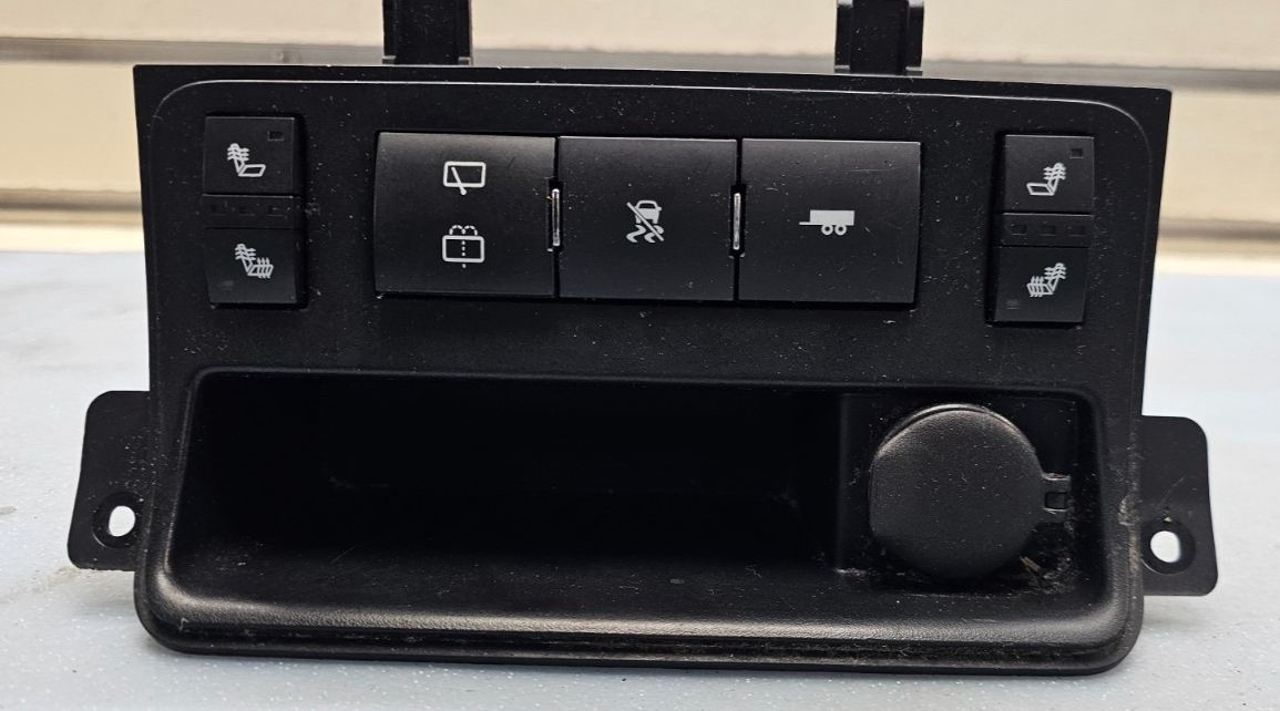 🔥07-12 Buick Enclave Center Bin Power Outlet Heated Seat Wiper Switch BLACK OEM