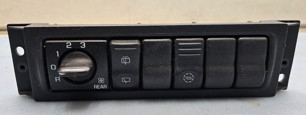 🔥97-05 Montana Silhouette Rear Fan Window Wiper And Fog Control Switch Black
