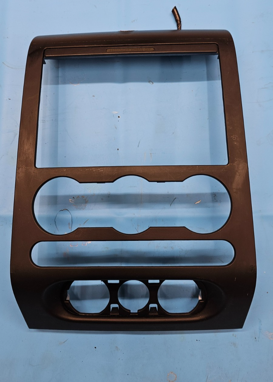 🔥04-08 Ford F150 Dash AM FM Radio Stereo Audio Climate Bezel Trim Panel Black