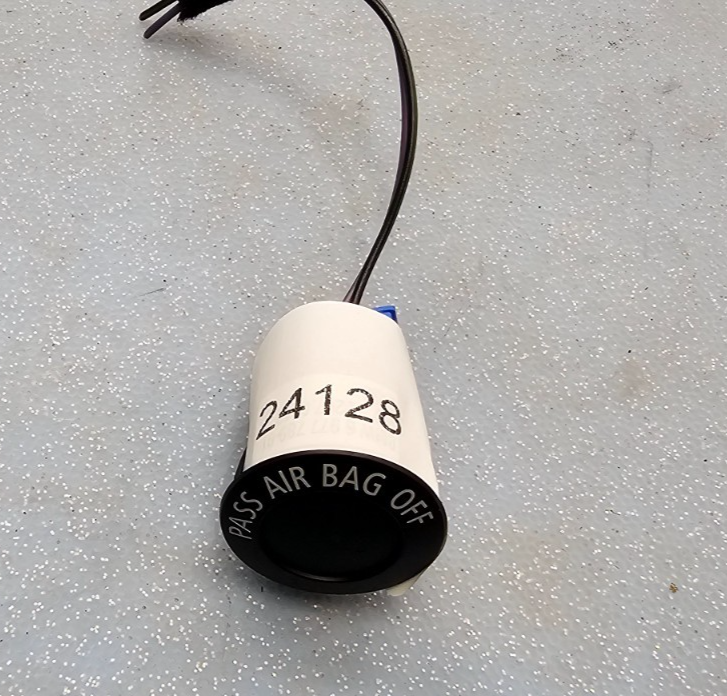 🔥02-08 MINI COOPER RIGHT PASSENGER AIR OFF INDICATOR SWITCH LIGHT UNIT BLACK