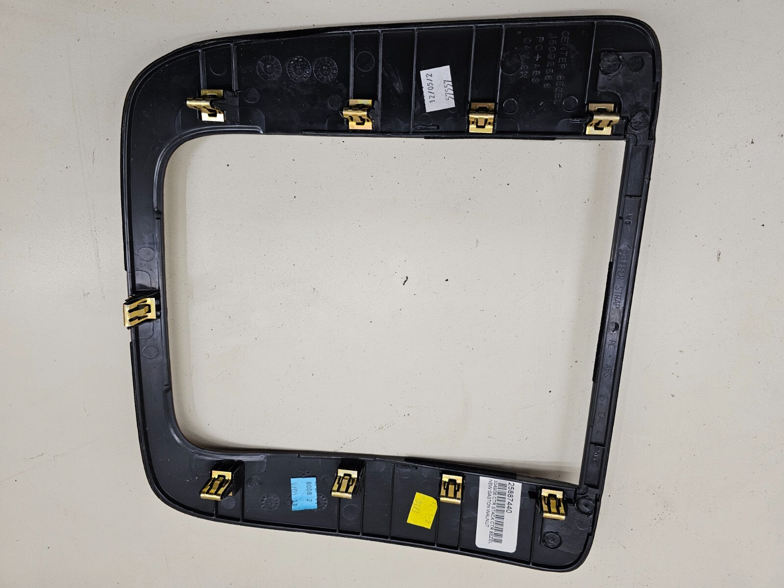 🔥07-13 SUBURBAN TAHOE YUKON CENTER DASH RADIO SUUROUND BEZEL TRIM ASSEMBLY WOOD