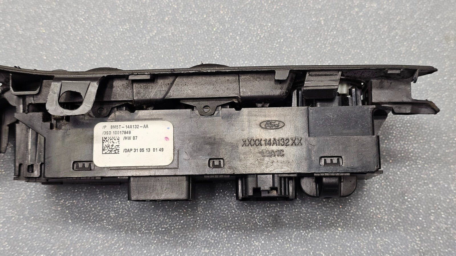 12-18 Focus Escape Front Left Driver Master Power Window Switch Regulator Black