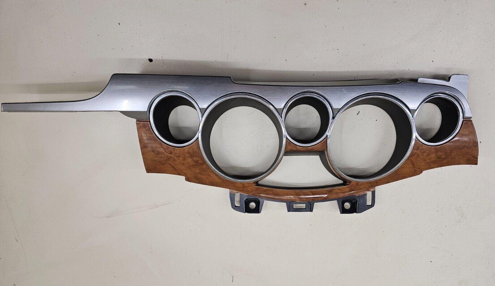 🔥08-12 BUICK ENCLAVE SPEEDOMETER GAUGE INSTRUMENT CLUSTER TRIM BEZEL WOODGRAIN