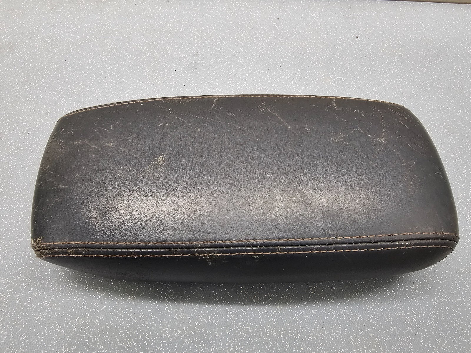 🔥96-00 Civic Arm Rest Center Console Compartment Lid Cover Leather Black OEM
