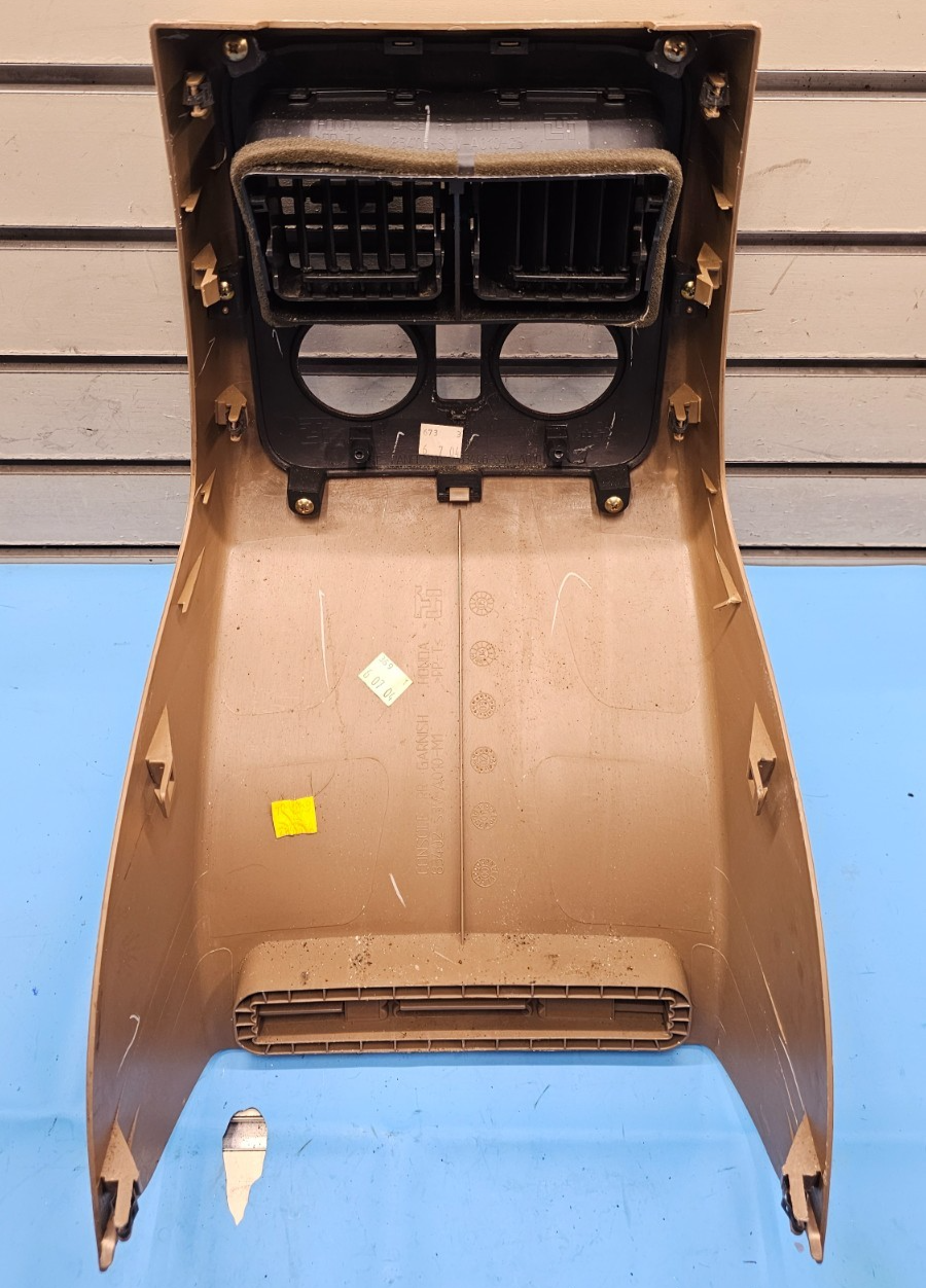 🔥01-06 Acura MDX Rear Console Climate Control AC A/C Air Vents Bezel Tan/Wood