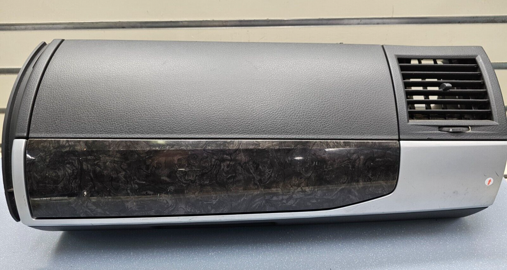 🔥08-10 TOWN COUNTRY DASH UPPER GLOVE BOX STORAGE COMPARTMENT DOOR BLACK/WOOD