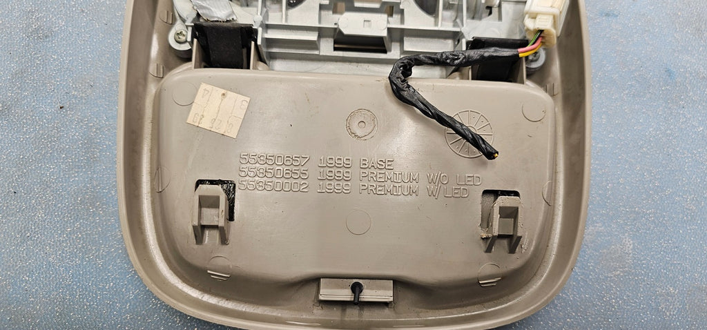 🔥98-01 Dodge Ram 1500 2500 3500 Overhead Console Storage Dome Map Ligh TAN
