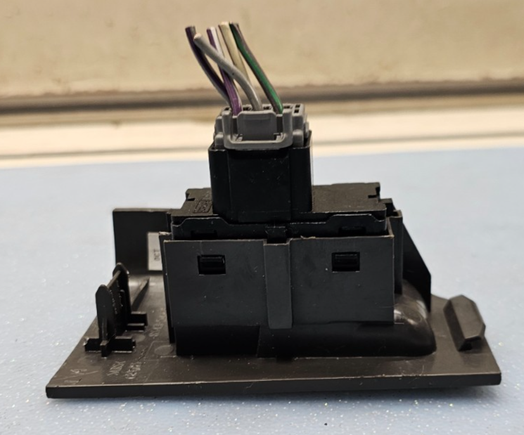 🔥08-11 Ford Focus Left Rear Driver Door Window Power Switch Assembly Black OEM