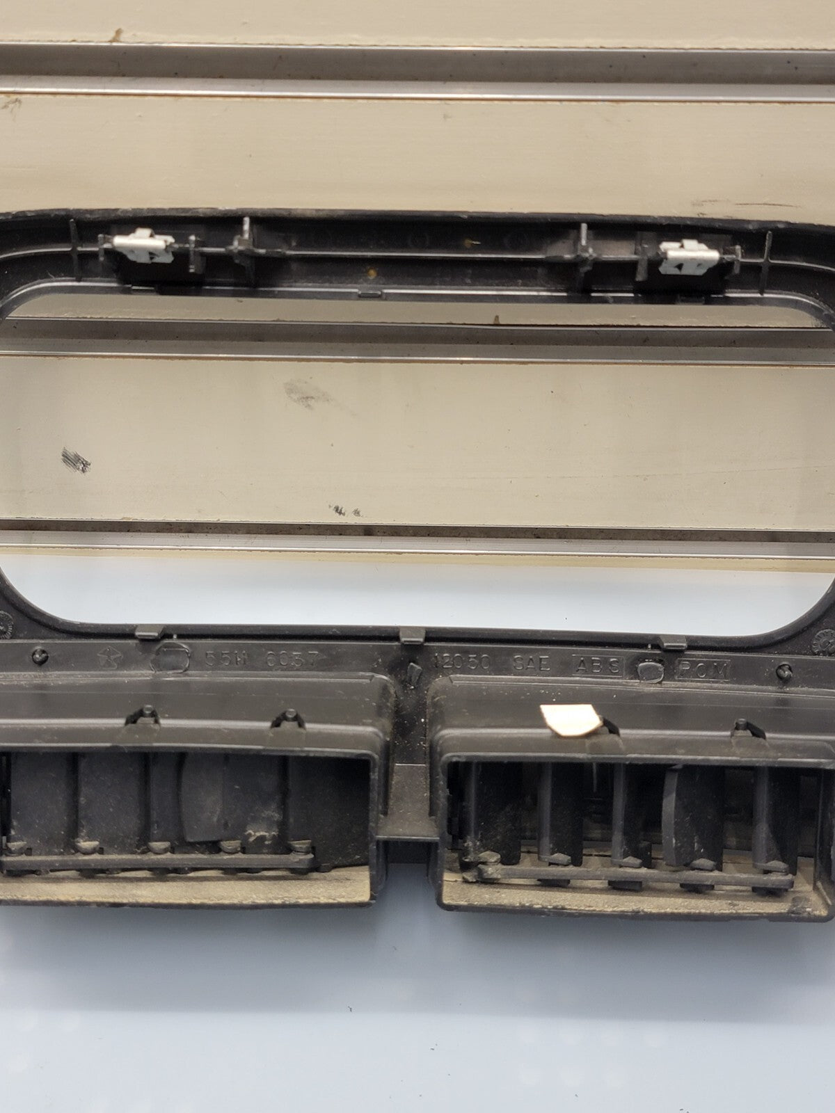 🔥99-04 Jeep Grand Cherokee Center Dash RADIO Bezel A/C Air Vent Trim woodgrain