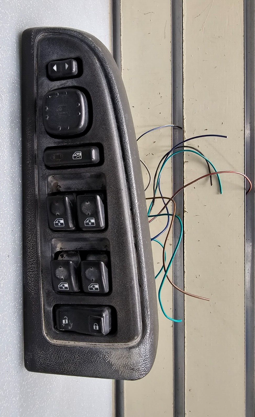 🔥03-06 Silverado ESCALADE 4D LEFT Driver Master Power Window Switch Black WS4