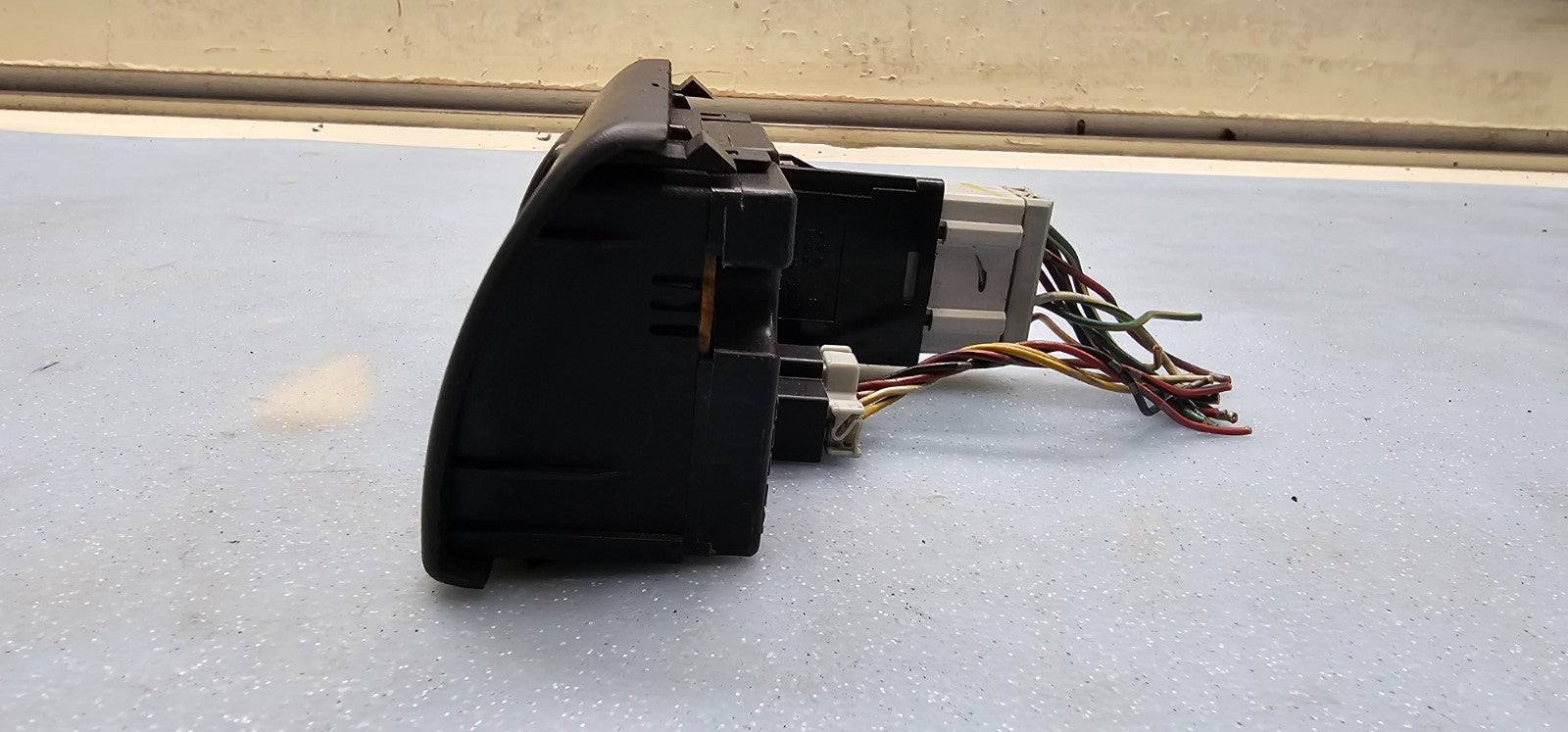 🔥98-02 Honda Accord Center Dash Clock Hazard Switch Board Digital Button Black