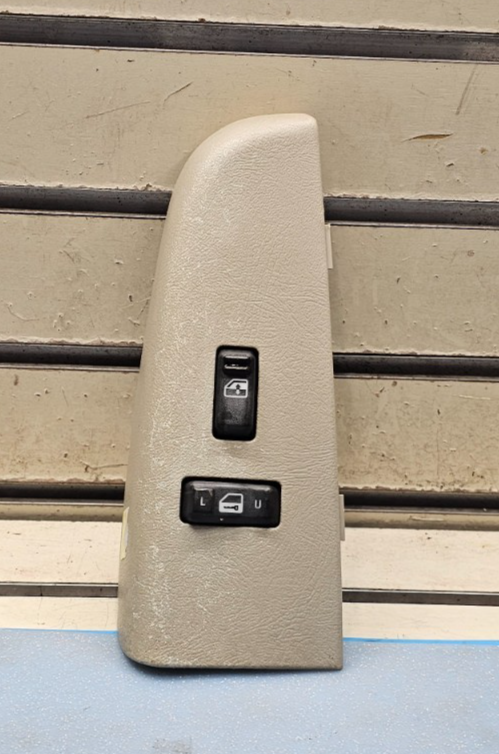 🔥99-02 Silverado SIERRA Front RIGHT Passenger Power Window Switch Lock Tan OEM