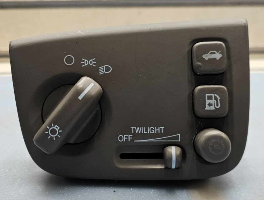 🔥00-05 Cadillac Deville Headlight Dimmer Switch Trunk Gas Door Assembly DK TAN