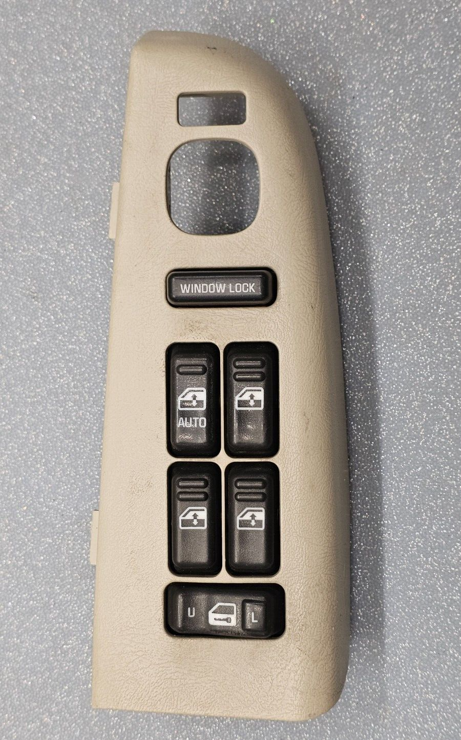 🔥99-02 Silverado SIERRA 4 Door Left DRIVER Master Power Window Switch Tan WS4