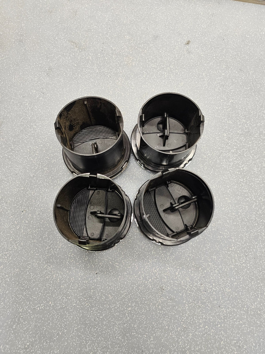 🔥04-08 Ford F-150 Dash A/C Air Vent Heater Temperature BLACK CHROME Set: 4 VT67