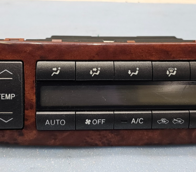 🔥02-06 Camry Dash A/C HVAC AC Heater Temperature Climate Control Unit Wood