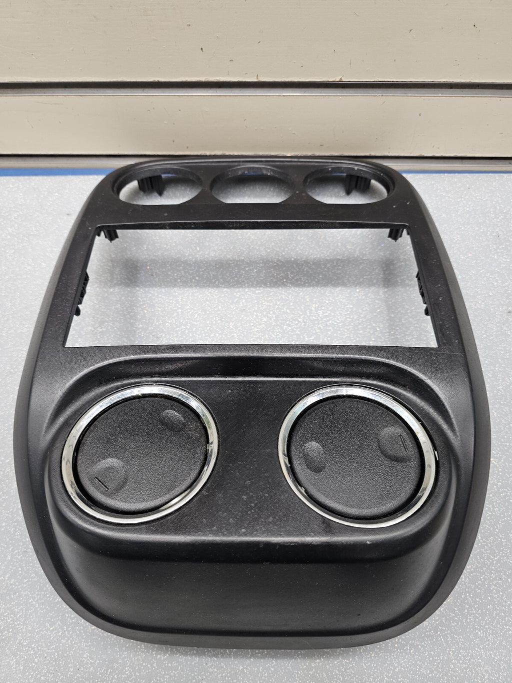 🔥10-16 Jeep Compass Patriot Center Radio Climate Dash Trim Bezel Vents BLACK