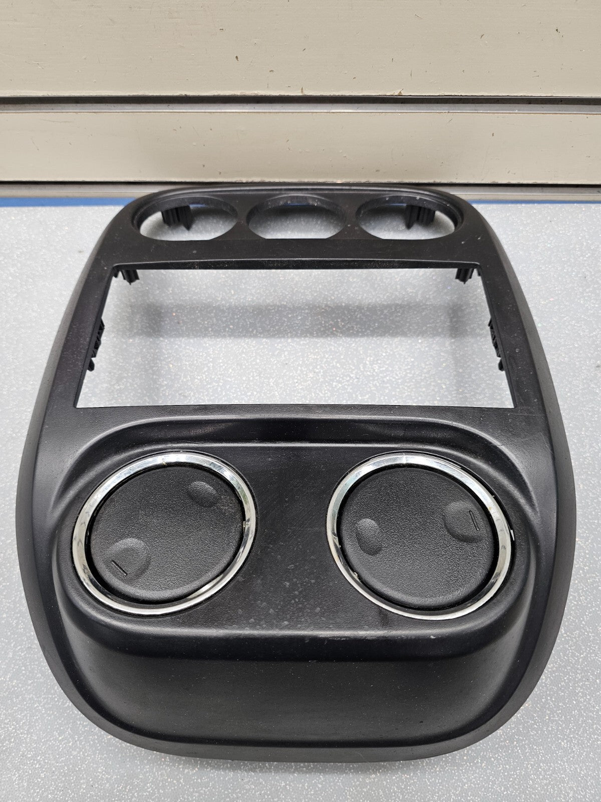 🔥10-16 Jeep Compass Patriot Center Radio Climate Dash Trim Bezel Vents BLACK