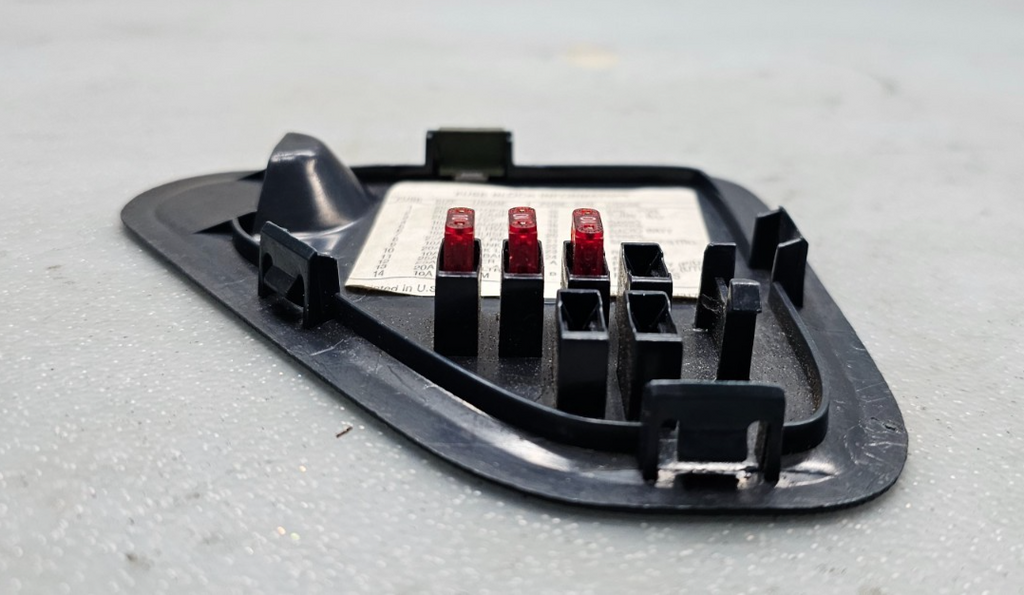 🔥95-99 Chevy GMC CK Tahoe Truck Dash Fuse Box Cover Lid Door Assembly Black