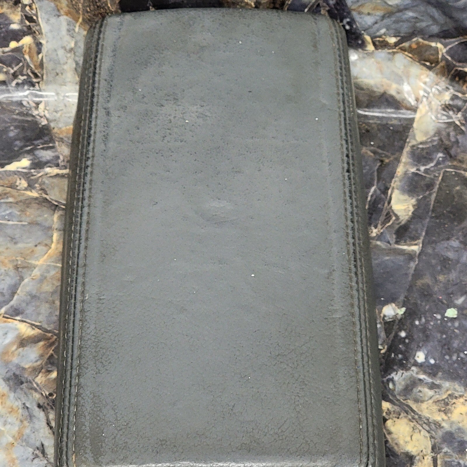 🔥03-07 Honda ACCORD Acura TSX Center Armrest Lid UPPER w/Out Lower LEATHER GRAY