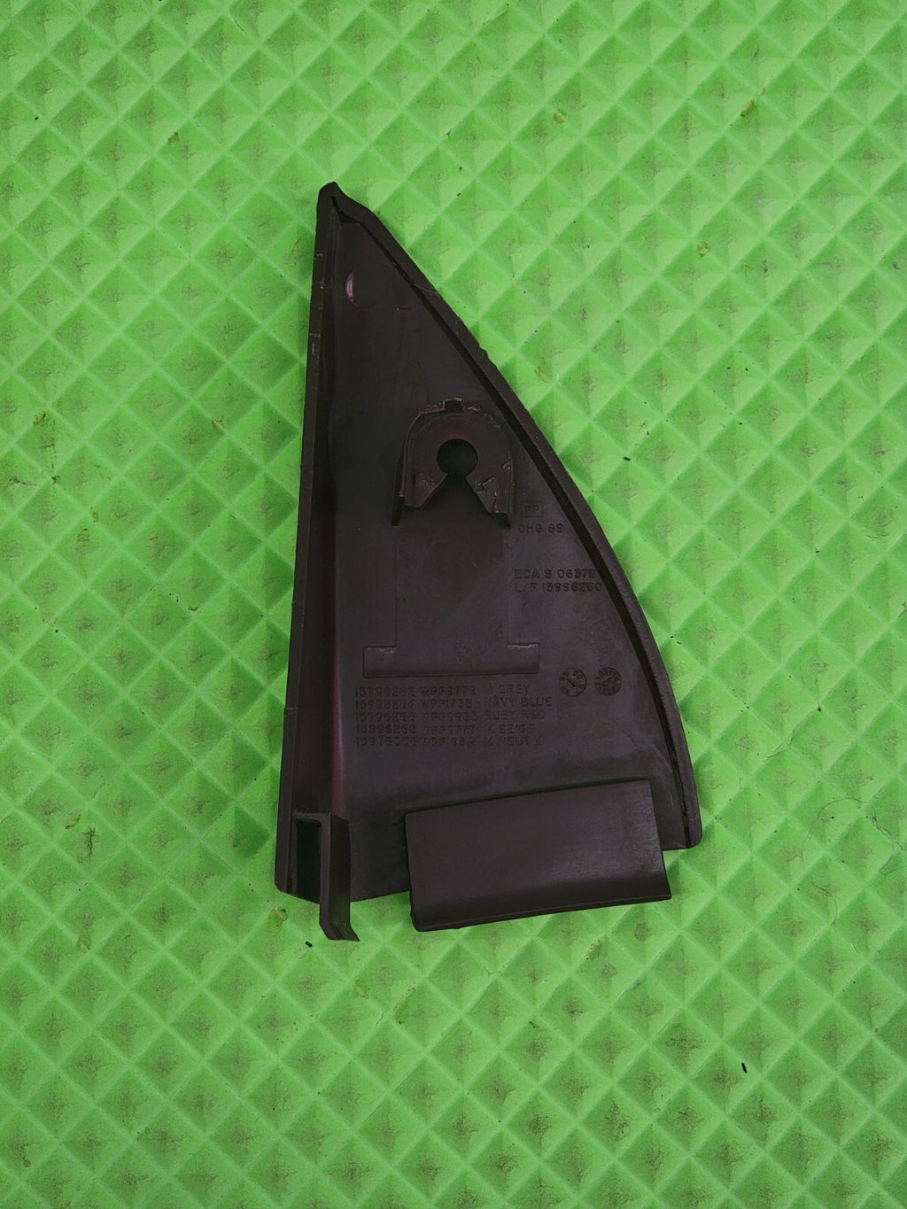 🔥1995-1998 Chevrolet Tahoe Suburban Door Panel Mirror Cover Trim RIGHT BLACK