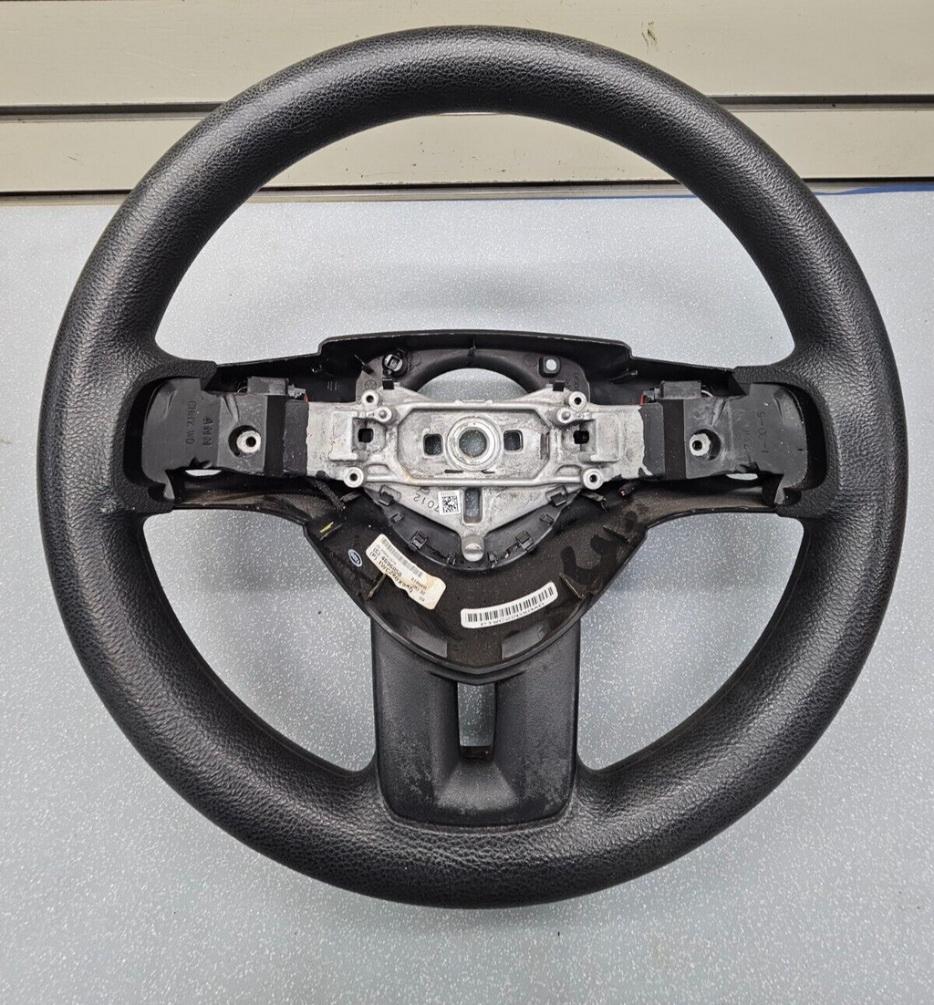 🔥2012-2020 Dodge Journey Grand Caravan Front Steering Wheel Leather Black OEM