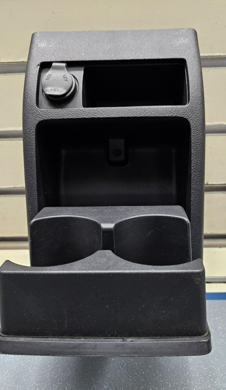 🔥08-12 Chevy Malibu Rear Console Back Seat Cup Drink Holder Black