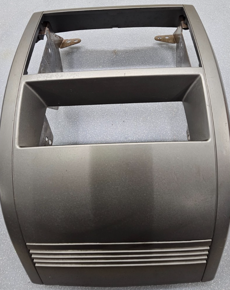 🔥07-12 Nissan Sentra Center Dash Radio Audio Bezel Silver OEM