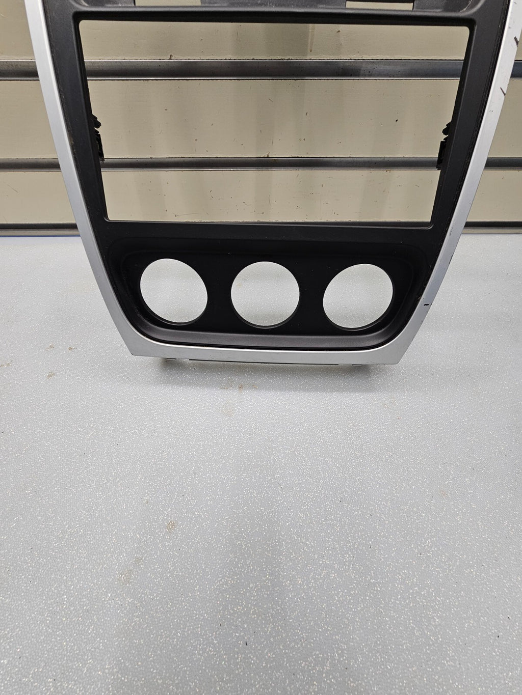 🔥10-12 Dodge Caliber Center Dash Radio Climate Control Bezel Trim Panel BLACK