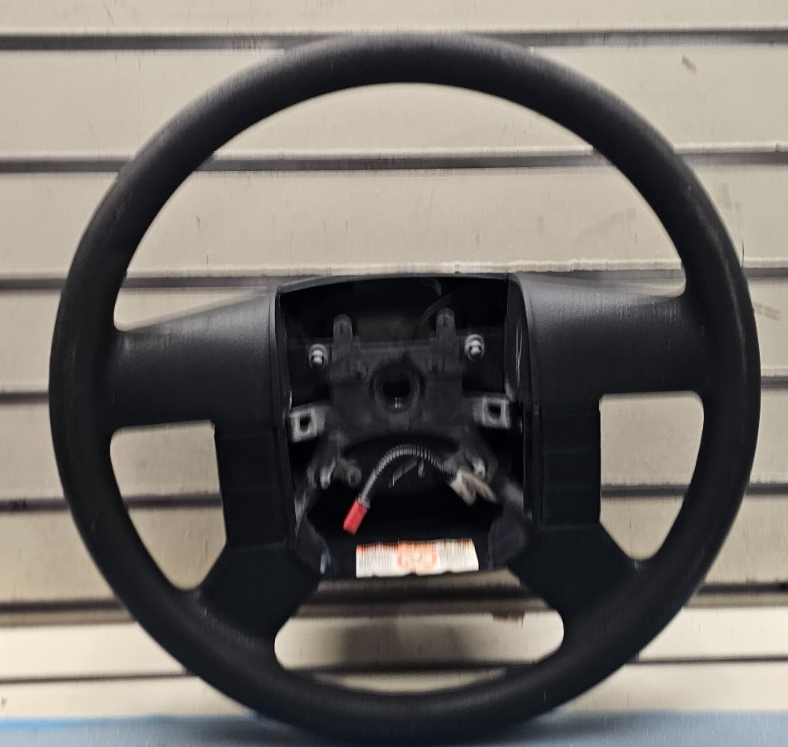 🔥2004-2008 Ford F-150 Leather Wrapped Steering Wheel OEM CONTROL SWITCH BLACK