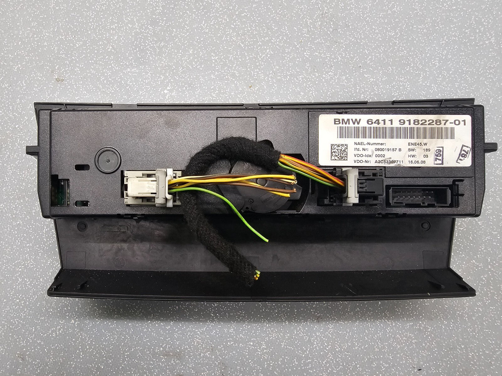 🔥07-09 BMW 323i 328i 335i AC Heater Dash Center Climate Control Temperature OEM