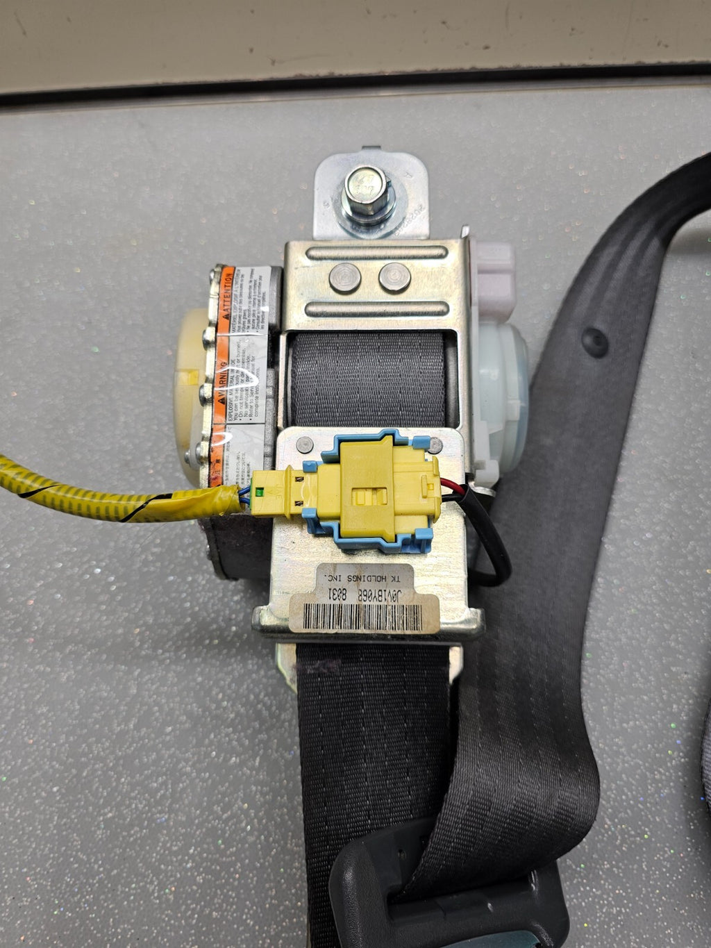 🔥2003-2008 Honda Pilot Front Right Passenger Seat Belt Retractor Assembly Gray