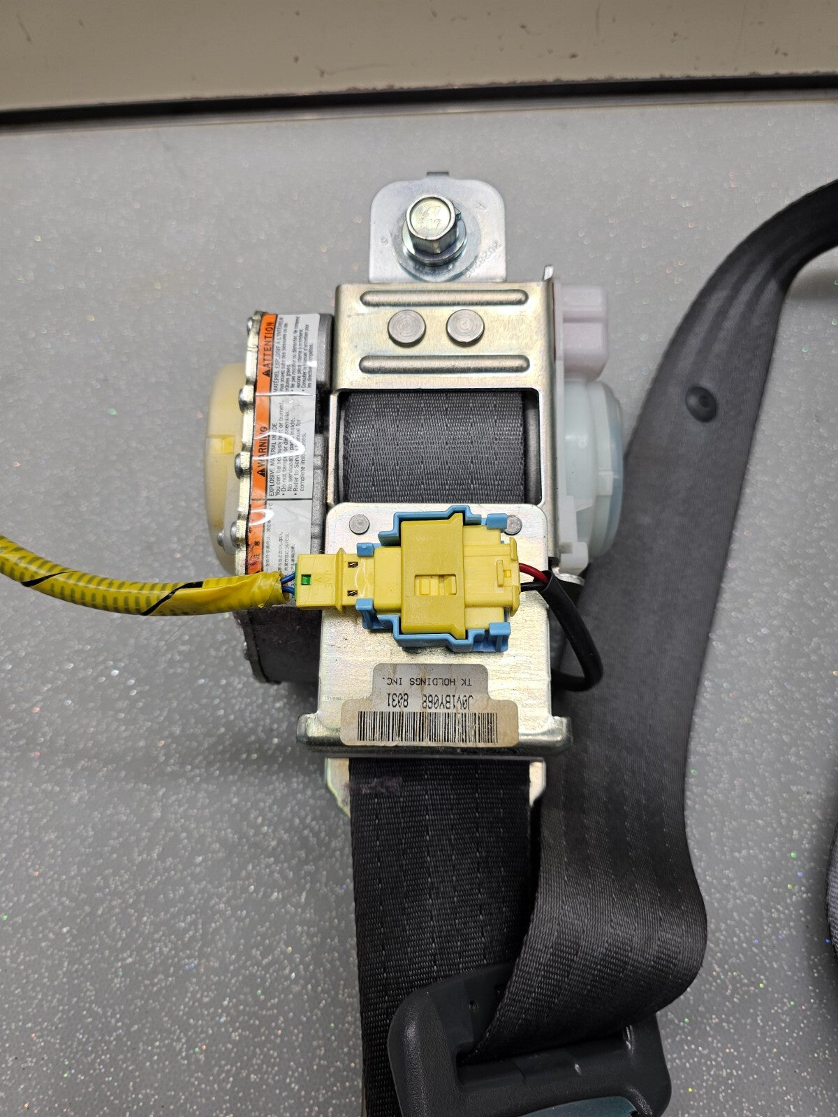 🔥2003-2008 Honda Pilot Front Right Passenger Seat Belt Retractor Assembly Gray