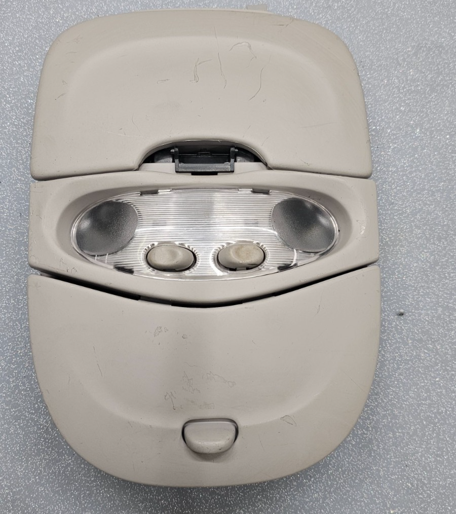 🔥98-02 CONTINENTAL OVERHEAD CONSOLE DOME MAP LIGHT LAMP STORAGE ASSEMBLY TAN