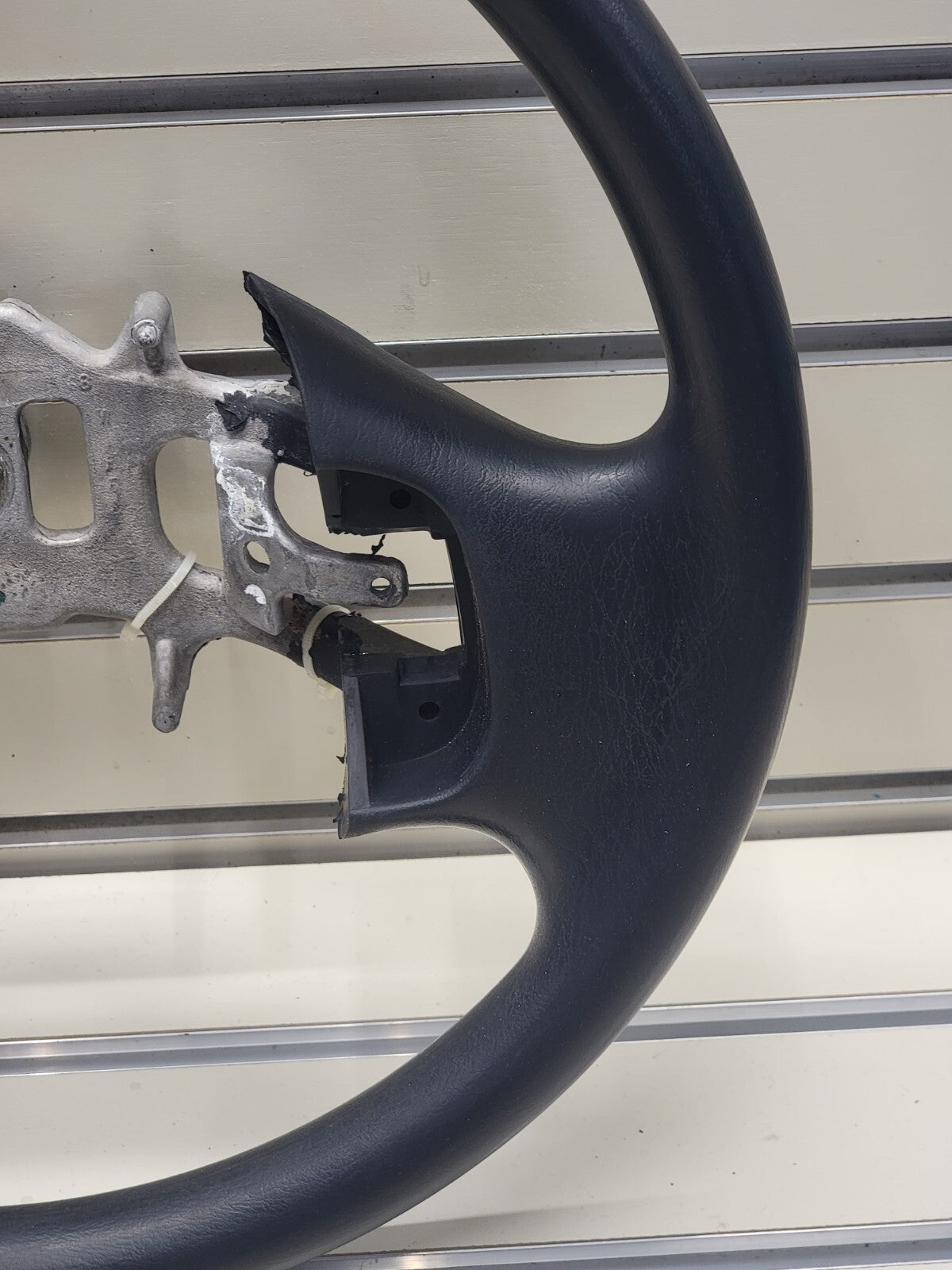 🔥1997-2003 Ford F-150 Leather Steering Wheel Cruise Dash Black