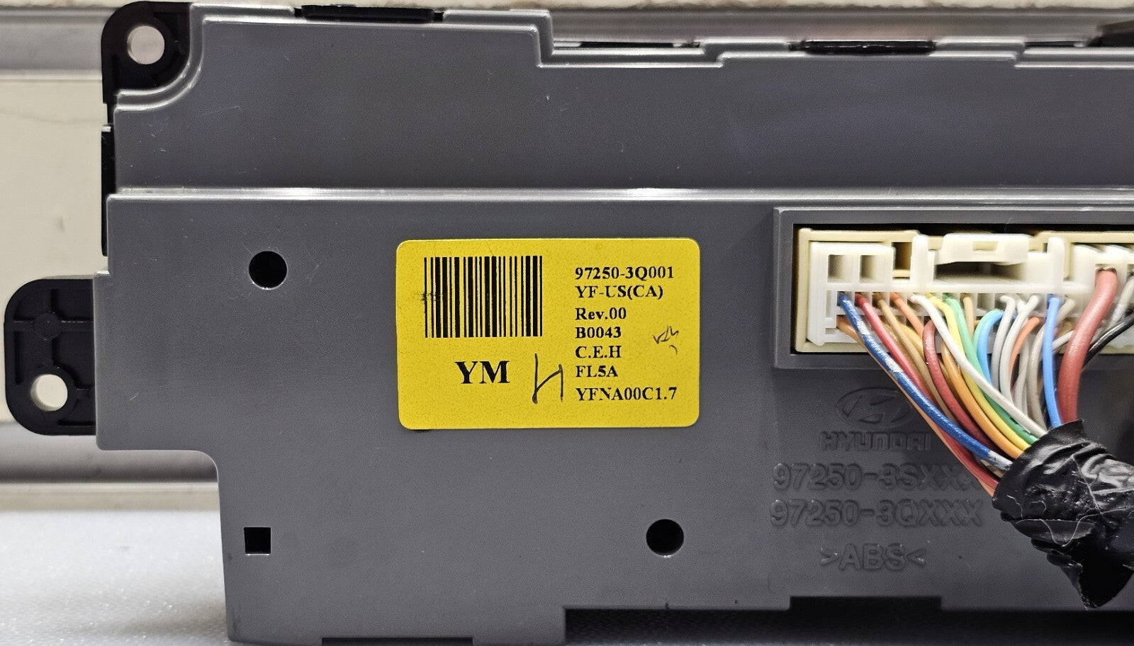 11-13 Hyundai Sonata Heater Temperature Climate Control Panel Unit Conditioning