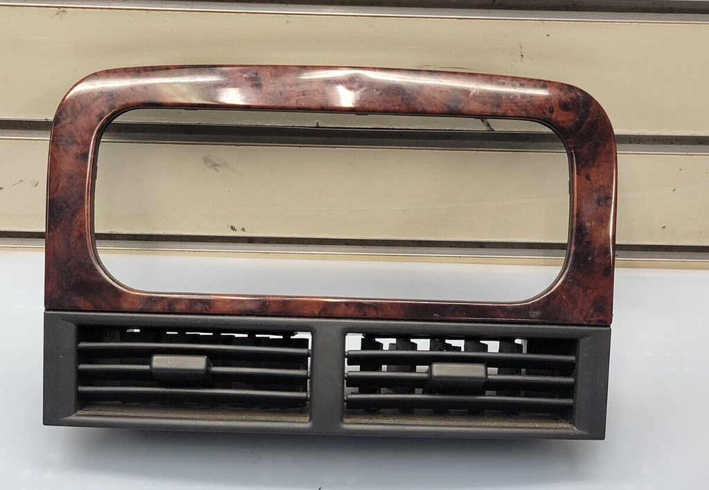 🔥99-04 Jeep Grand Cherokee Center Dash RADIO Bezel A/C Air Vent Trim woodgrain