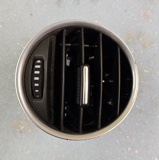 🔥2005-2009 AUDI A4 FRONT LEFT SIDE CONVERTIBLE DASH AIR VENT OEM SILVER/BLACK