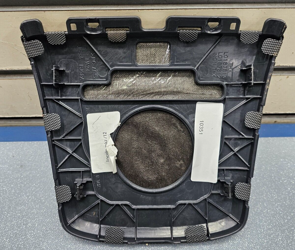 🔥10-12 LINCOLN MKZ CENTER DASH SPEAKER COVER BEZEL TRIM INSTRUMENT PANEL BLACK