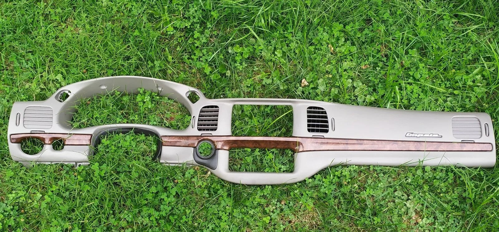 00-05 Chevy IMPALA Dash instrument Cluster Bezel Radio Speedo Gauge Trim GRAY C7