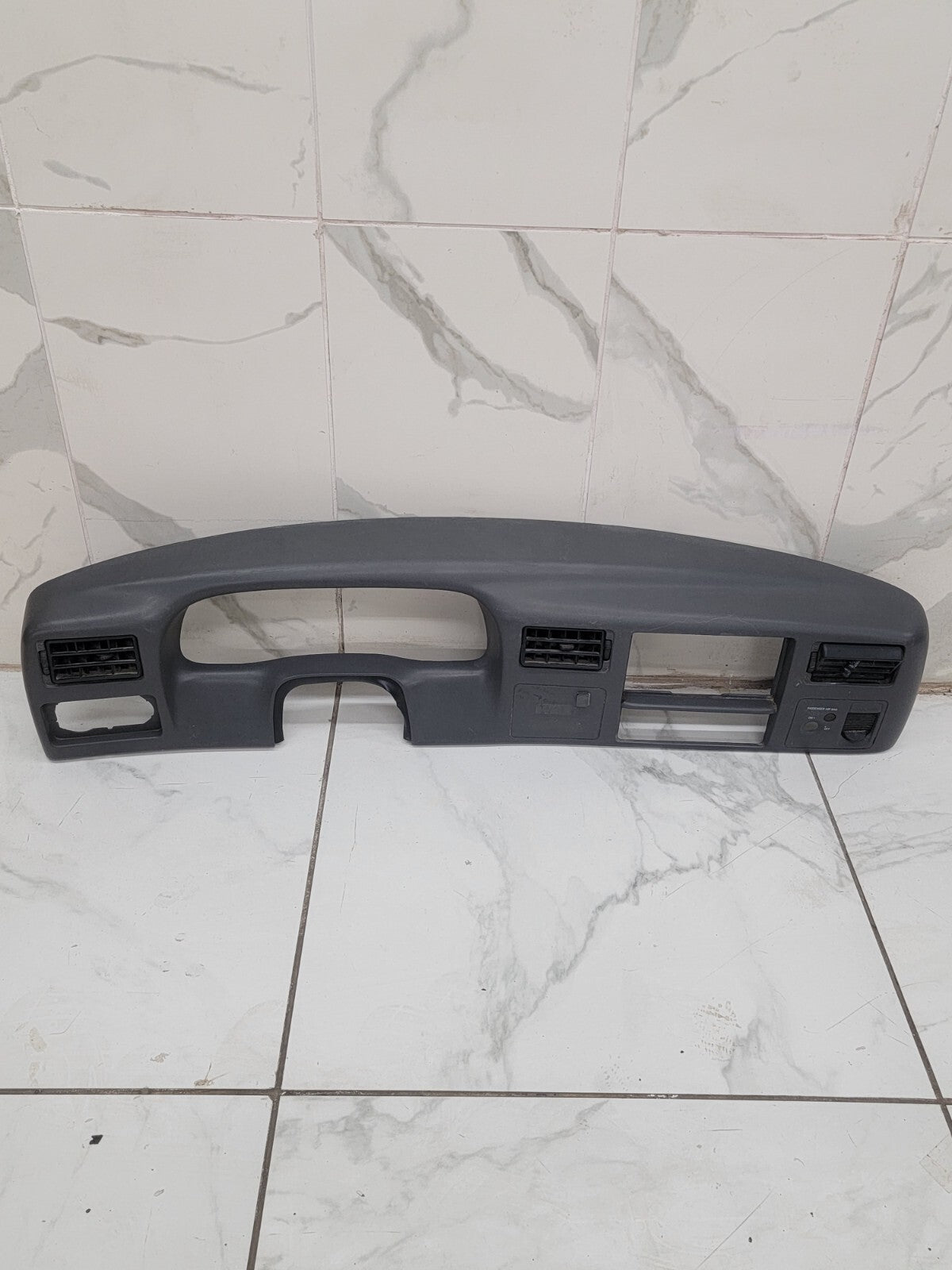 99-04 Ford F250 F350 Dash Instrument Cluster Speedometer Bezel Panel LT Gray C22