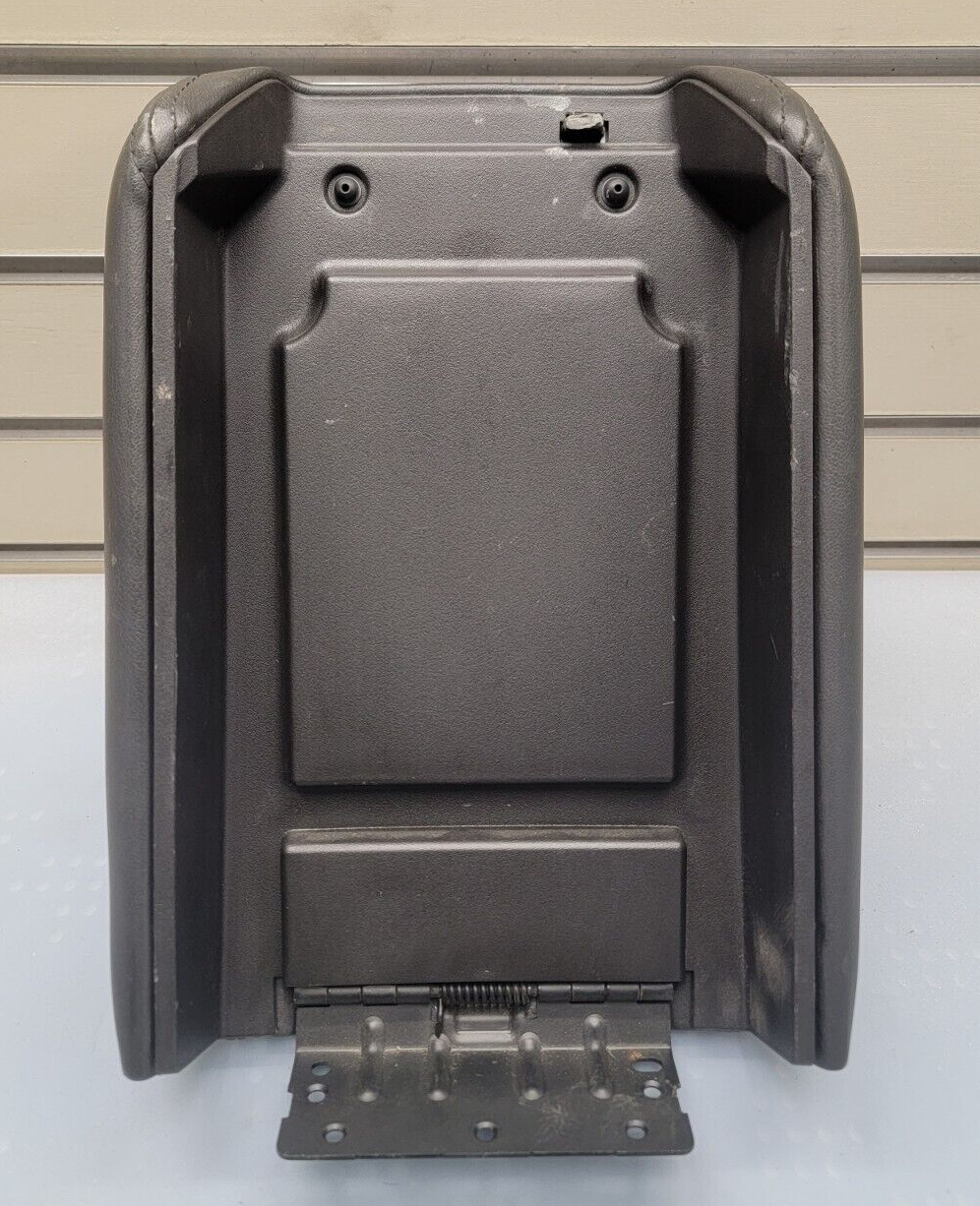 🔥07-17 TRAVERSE ACADIA Outlook Enclave Leather Armrest Console Lid Cover BLACK