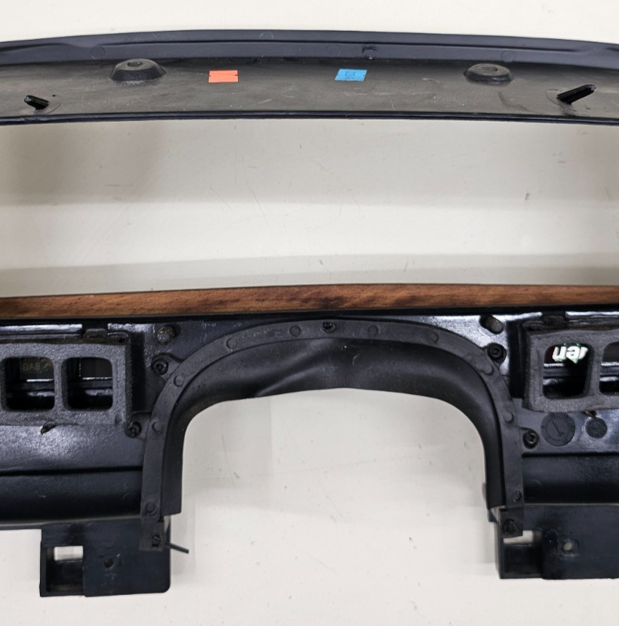 🔥92-96 Ford E-150 Econoline Dash Instrument Cluster Speedometer Bezel OEM Wood