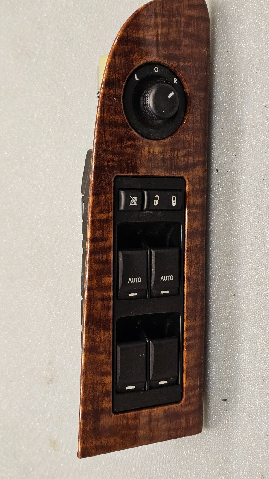 🔥05-10 Grand Cherokee Commander Left Diver Master Power Window Switch Wood