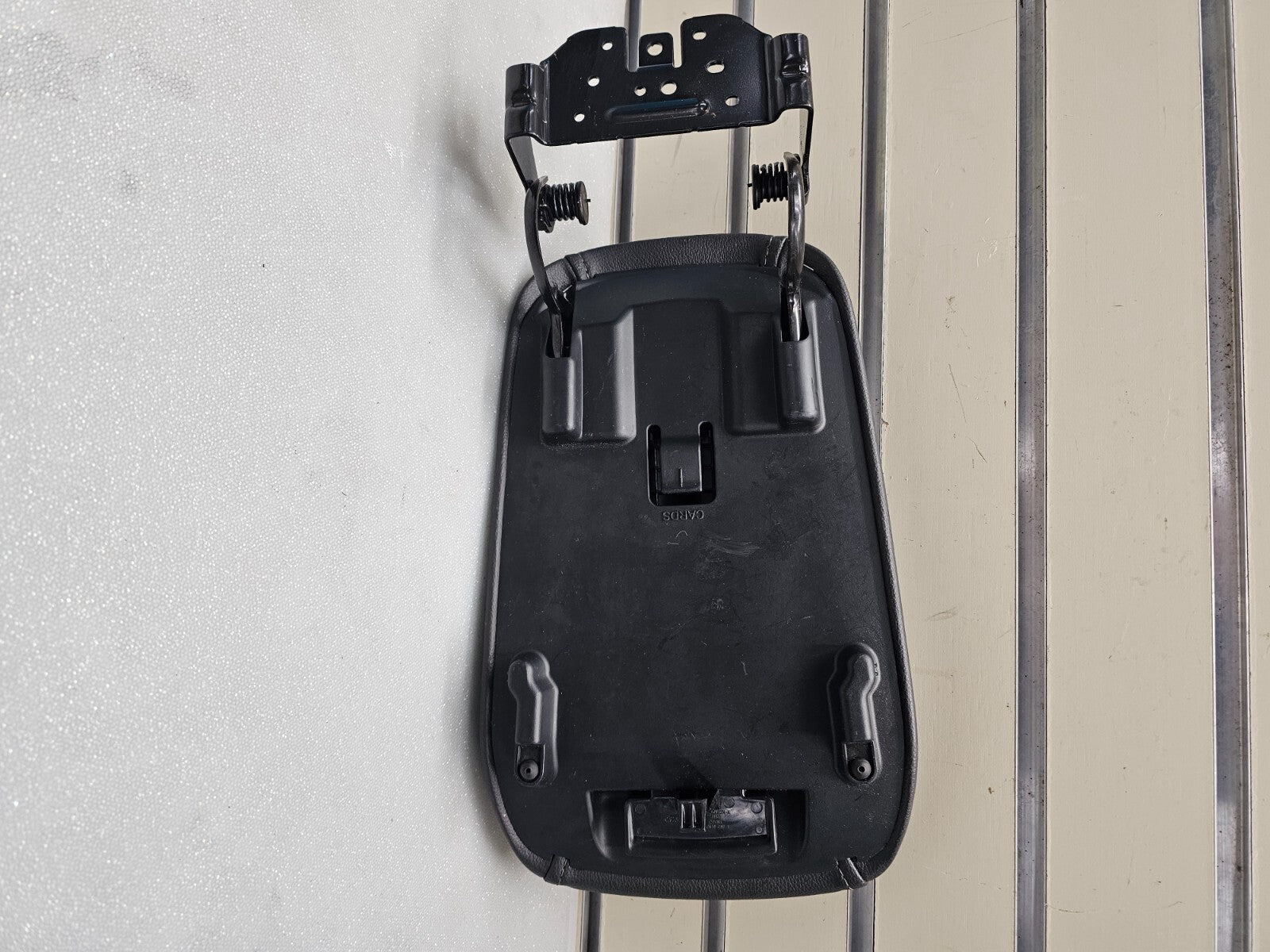 🔥13-16 Ford Fusion Front Center Console Lid Armrest Leather Cover Top Pad Black