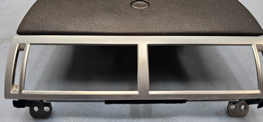 🔥06-09 Ford Fusion Center Dash Storage Cubby Trim Panel Assembly Black/Silver