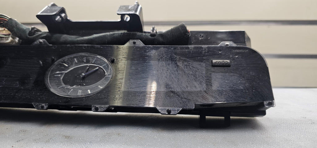 🔥04-06 Infiniti G35 Coupe Center Dash Clock Temperature Trim Panel Cover Black